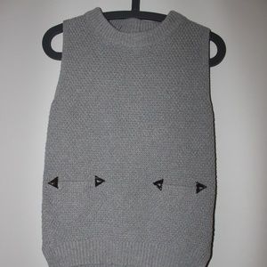 JINYUMAO Sweater Vest Gray